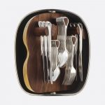 CARROUSEL 24-Piece Silver-Plated Flatware Set with Shell