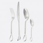 CARROUSEL 24-Piece Silver-Plated Flatware Set with Free Storage Box