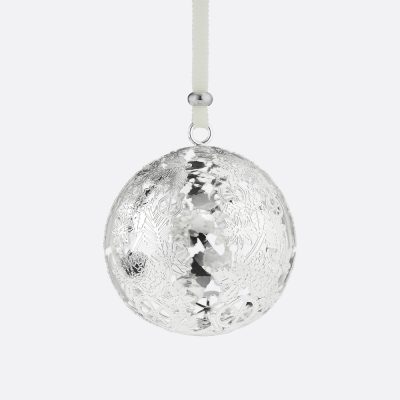 BOUQUET GIVRÉ Silver-Plated Christmas Ornament 2026 Edition