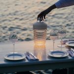 FOLIA White Wood Portable Lamp