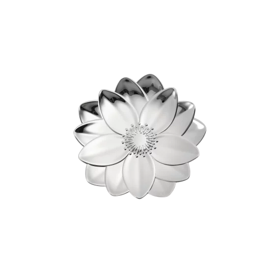 L'HERBIER Silver-Plated Lotus Bowl ø: 11,5cm