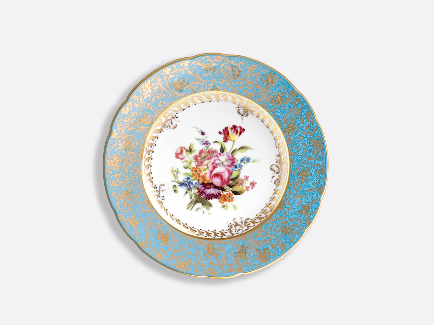EDEN BOUQUET – BERNARDAUD Set of 12 Salad Plates 21 cm