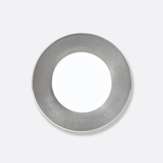 MAILLE PLATINE Full rim plate 21 cm
