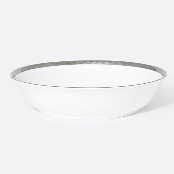 MAILLE PLATINE Open vegetable dish