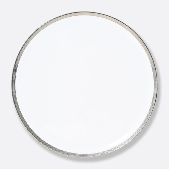 MAILLE PLATINE Round tart platter 32 cm