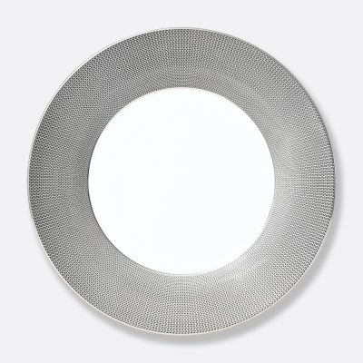 MAILLE PLATINE Service plate 31 cm