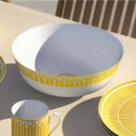 MALMAISON RIVIERA Porcelain Salad Serving Bowl