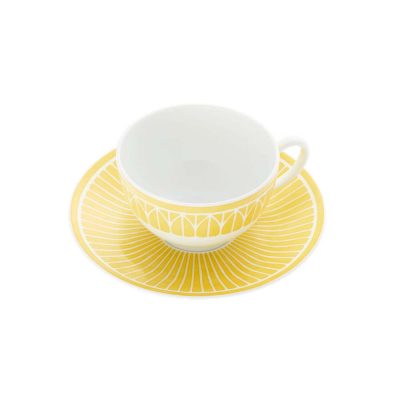 MALMAISON RIVIERA Porcelain Tea/Coffee Cup and Saucer