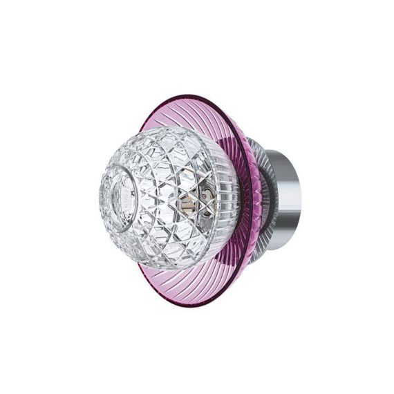 ROYAL AMETHYST CUP STAINLESS STEEL FINISH IP44 SCONCE