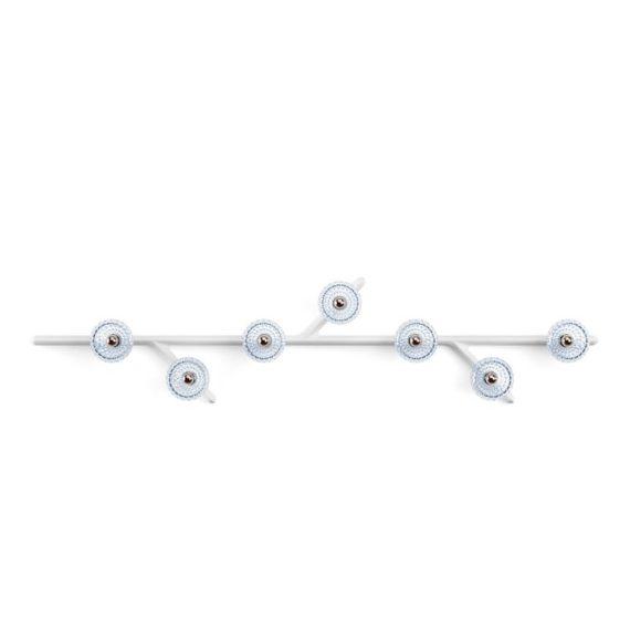 FOLIA 7-LIGHT LINEAR UNIT CLEAR WOOD SCONCE
