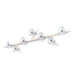 FOLIA 7-LIGHT LINEAR UNIT CLEAR WOOD SCONCE