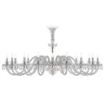 ROYAL 16-LIGHT OVAL CHANDELIER LIGHTED BOWL