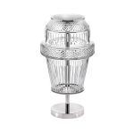 MATRICE CHROME-PLATED FINISH TABLE LAMP