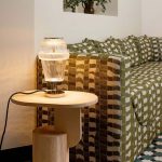 MATRICE CHROME-PLATED FINISH TABLE LAMP