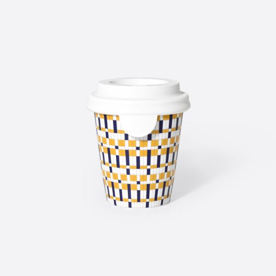 CAPUCINE JAUNE ET BLEU Nomad cup 20 cl