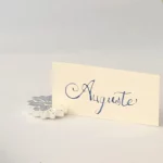 MALMAISON Set of 2 Silver-Plated Palmettes Place Card Holders