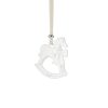 SOUS LE SAPIN Stainless Steel Rocking horse Ornament - 2026 Edition