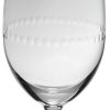 PERLES Set of 2 Lead-Free Crystal Red Wine Glasses