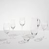 PERLES Set of 2 Lead-Free Crystal Red Wine Glasses