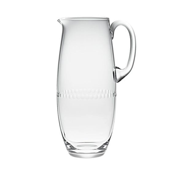 PERLES Lead-Free Crystal Water Pitcher